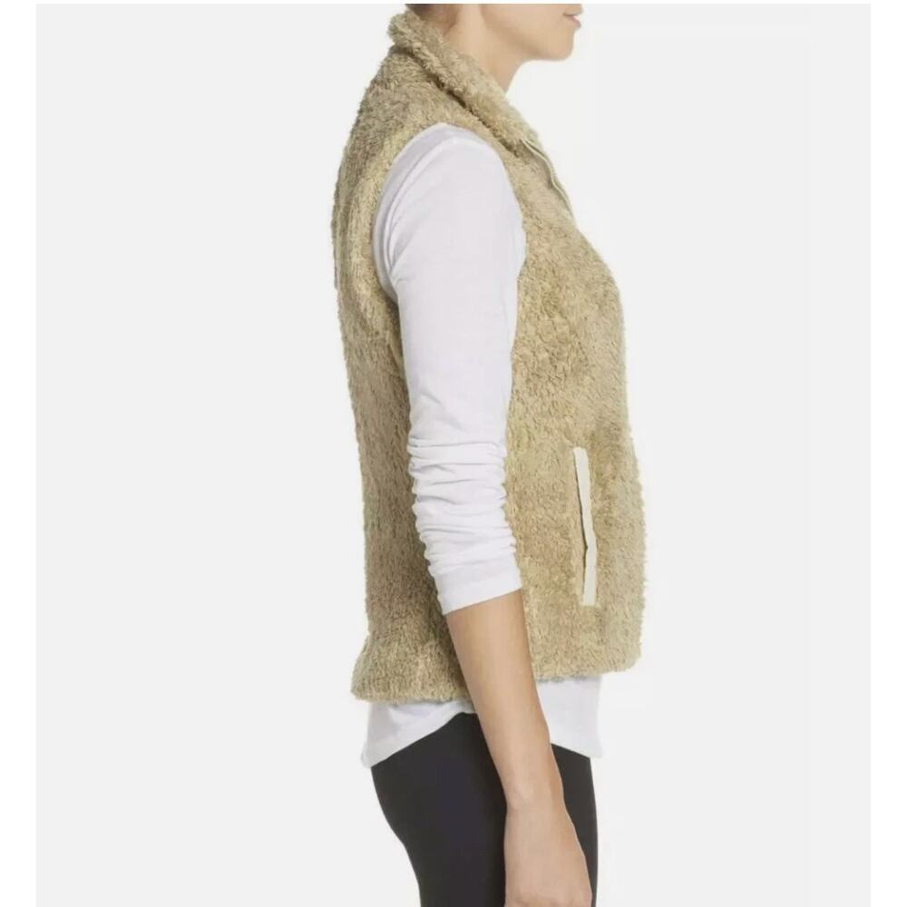 Patagonia Women's Los Gatos Fleece Vest Tan Cream size S - Picture 3 of 13